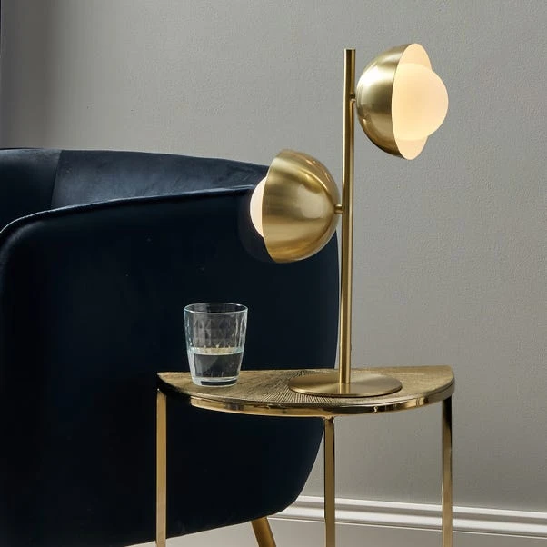 Estelle Brushed Brass Table Lamp 3 Estelle Brushed Brass Table Lamp