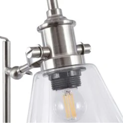 Chaplin Concrete & Brushed Chrome Table Lamp -Home Lighting Store 30850535 alt08