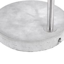 Chaplin Concrete & Brushed Chrome Table Lamp -Home Lighting Store 30850535 alt09