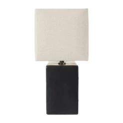 Block Black Ceramic Table Lamp -Home Lighting Store 30850552 alt03