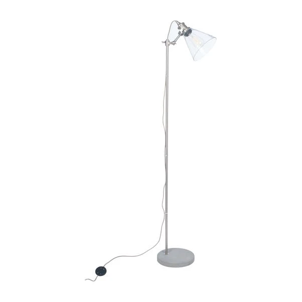 Chaplin Concrete & Brushed Chrome Floor Lamp 4 Chaplin Concrete & Brushed Chrome Floor Lamp - Image 2