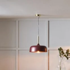 Anke Domed Metal Pendant Light -Home Lighting Store 30850613