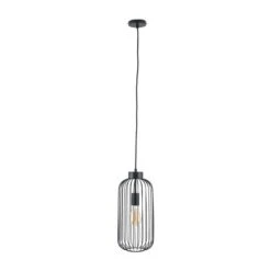 Dania Matt Black Wire Tall Pendant Light -Home Lighting Store 30850620 alt03