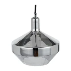 Jaxon Shiny Smoked Glass Domed Pendant Light -Home Lighting Store 30850633 alt02