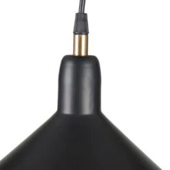 Canton Matt Black Cone Pendant Light 9 Canton Matt Black Cone Pendant Light -Home Lighting Store 30850639 alt03