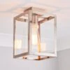 London Industrial Bathroom Flush Ceiling Light 2 London Industrial Bathroom Flush Ceiling Light -Home Lighting Store 30851252