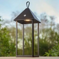 Vogue Hatti Tall Outdoor USB Rechargeable Table Light -Home Lighting Store 30856193 alt02