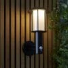 Vogue Tarka Outdoor Solar PIR Wall Light -Home Lighting Store 30856195