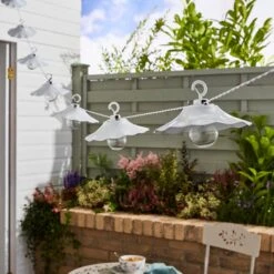 Scalloped 10 LED Indoor Outdoor Solar String Lights -Home Lighting Store 30864584 alt02