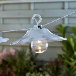 Scalloped 10 LED Indoor Outdoor Solar String Lights -Home Lighting Store 30864584 alt03
