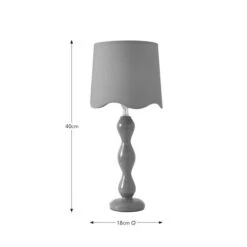 Elsie Tall Scalloped Table Lamp -Home Lighting Store 30866830 alt08