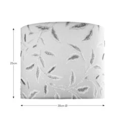 Green Leaf Embroidered Lamp Shade -Home Lighting Store 30866836 alt08