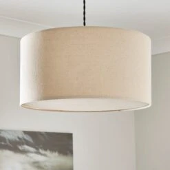 Luna Shallow Drum Lamp Shade -Home Lighting Store 30866842