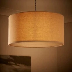 Luna Shallow Drum Lamp Shade -Home Lighting Store 30866842 alt01