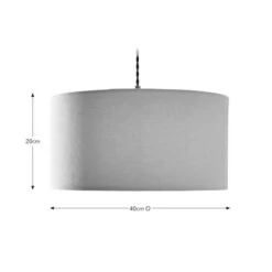 Luna Shallow Drum Lamp Shade -Home Lighting Store 30866844 alt09