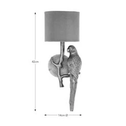 Gold Parrot Plug In Wall Light -Home Lighting Store 30867457 alt08
