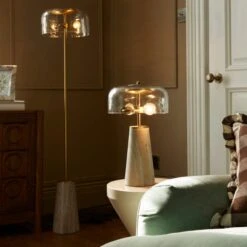 Kaeli Modern Marble Glass Floor Lamp -Home Lighting Store 30867459 alt09