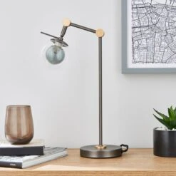 Molecular Industrial Metal Table Lamp -Home Lighting Store 30868892