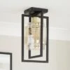 Seattle Industrial Flush Ceiling Light -Home Lighting Store 30868896