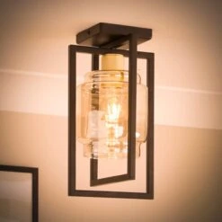 Seattle Industrial Flush Ceiling Light 9 Seattle Industrial Flush Ceiling Light -Home Lighting Store 30868896 alt01