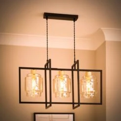 Seattle Industrial 3 Light Diner Ceiling Light -Home Lighting Store 30868897 alt01