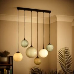 Eli Milky 6 Light Cluster Ceiling Light -Home Lighting Store 30868920 alt01