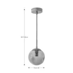 Alexis Glass Adjustable Ceiling Light -Home Lighting Store 30869076 alt08