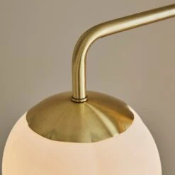 Frosted Tulip 3 Light Ribbed Glass Adjustable Floor Lamp -Home Lighting Store 30869080 alt02