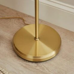 Frosted Tulip 3 Light Ribbed Glass Adjustable Floor Lamp -Home Lighting Store 30869080 alt03