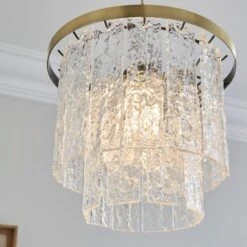 Gianna Acrylic 2 Tier Easy Fit Pendant Shade -Home Lighting Store 30869125 alt03