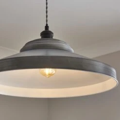 Spun Metal Easy Fit Pendant Shade 9 Spun Metal Easy Fit Pendant Shade -Home Lighting Store 30869130 alt02