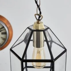 Industrial Painted Glass Pendant Light -Home Lighting Store 30869134 alt02