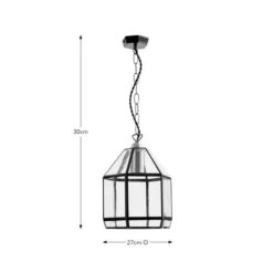 Industrial Painted Glass Pendant Light -Home Lighting Store 30869134 alt08