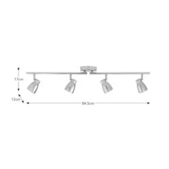 Alto 4 Light Semi Flush Spotlight Bar -Home Lighting Store 30869646 alt08