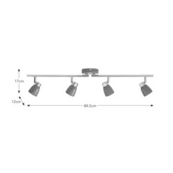 Alto 4 Light Semi Flush Spotlight Bar -Home Lighting Store 30869647 alt08