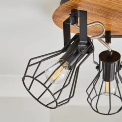 Fulton Industrial 3 Light Semi Flush Spotlight -Home Lighting Store 30869661 alt03