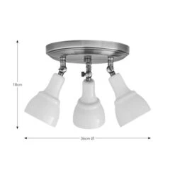 Wybridge 3 Light Semi Flush Spotlight -Home Lighting Store 30869687 alt08