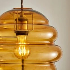 Hunnie Glass Easy Fit Pendant Shade -Home Lighting Store 30869738 alt02