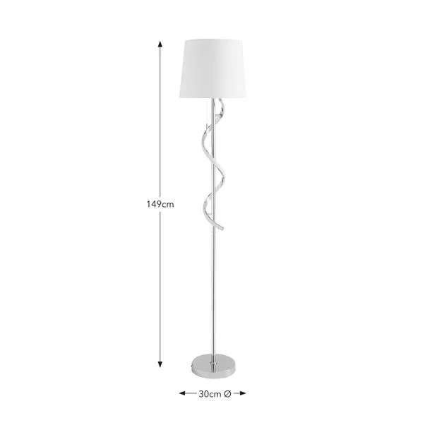 Palais 2 Light Metal Floor Lamp 8 Palais 2 Light Metal Floor Lamp - Image 6