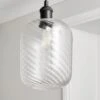 Elodie Ribbed Glass Easy Fit Pendant Shade -Home Lighting Store 30870134