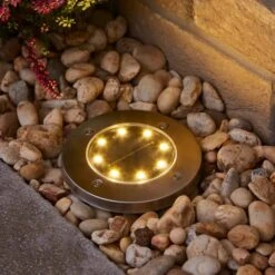 Solar Set Of 4 Round Path Lights 7 Solar Set Of 4 Round Path Lights -Home Lighting Store 30870153 alt02