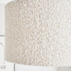 Hazelle Boucle Drum Lamp Shade -Home Lighting Store 30870660 alt04