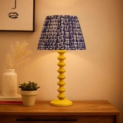 Joyce Conical Classic Blue Lamp Shade -Home Lighting Store 30870676 alt03