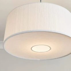 Rippled Paper Shallow Diffuser Drum Lamp Shade -Home Lighting Store 30870734 alt02