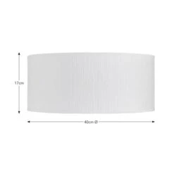 Rippled Paper Shallow Diffuser Drum Lamp Shade -Home Lighting Store 30870734 alt08