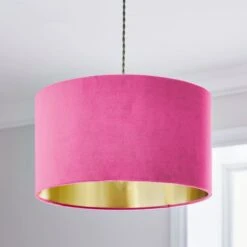 Nesa Velvet Drum Lamp Shade -Home Lighting Store 30870738