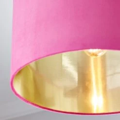 Nesa Velvet Drum Lamp Shade -Home Lighting Store 30870738 alt03
