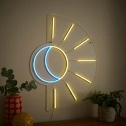 Sun And Moon Neon Sign -Home Lighting Store 30870747 alt01