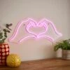 Heart Hands Neon Sign -Home Lighting Store 30870748