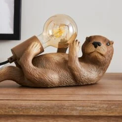 Ottelie The Otter Resin Table Lamp 10 Ottelie The Otter Resin Table Lamp -Home Lighting Store 30870750 alt02